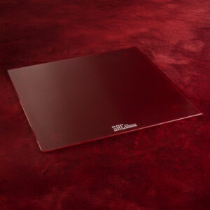 SRCGlass Kırmızı Transpran Cam Mousepad (Premium)